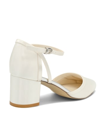 Paradox London Aviana Mid Block Heel Courts