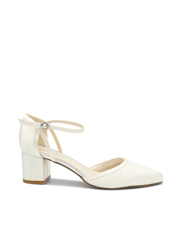 Paradox London Aviana Mid Block Heel Courts