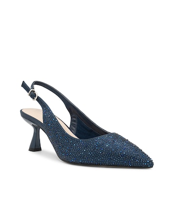 Paradox London Fiora Wide E Fit Heel Courts