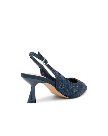 Paradox London Fiora Wide E Fit Heel Courts