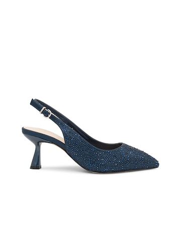 Paradox London Fiora Wide E Fit Heel Courts