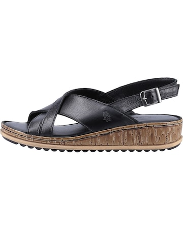 Hush Puppies Elena Cross Over Wedge Sandal