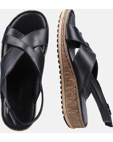 Hush Puppies Elena Cross Over Wedge Sandal