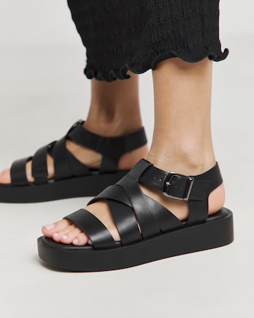 Dublin Chunky Fisherman Sandals - Extra Wide Fit (EEE)