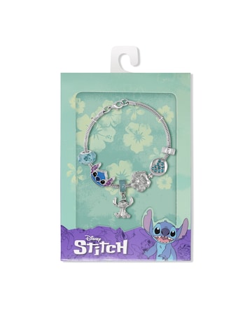 Silver Plated Stitch Charm Bracelet