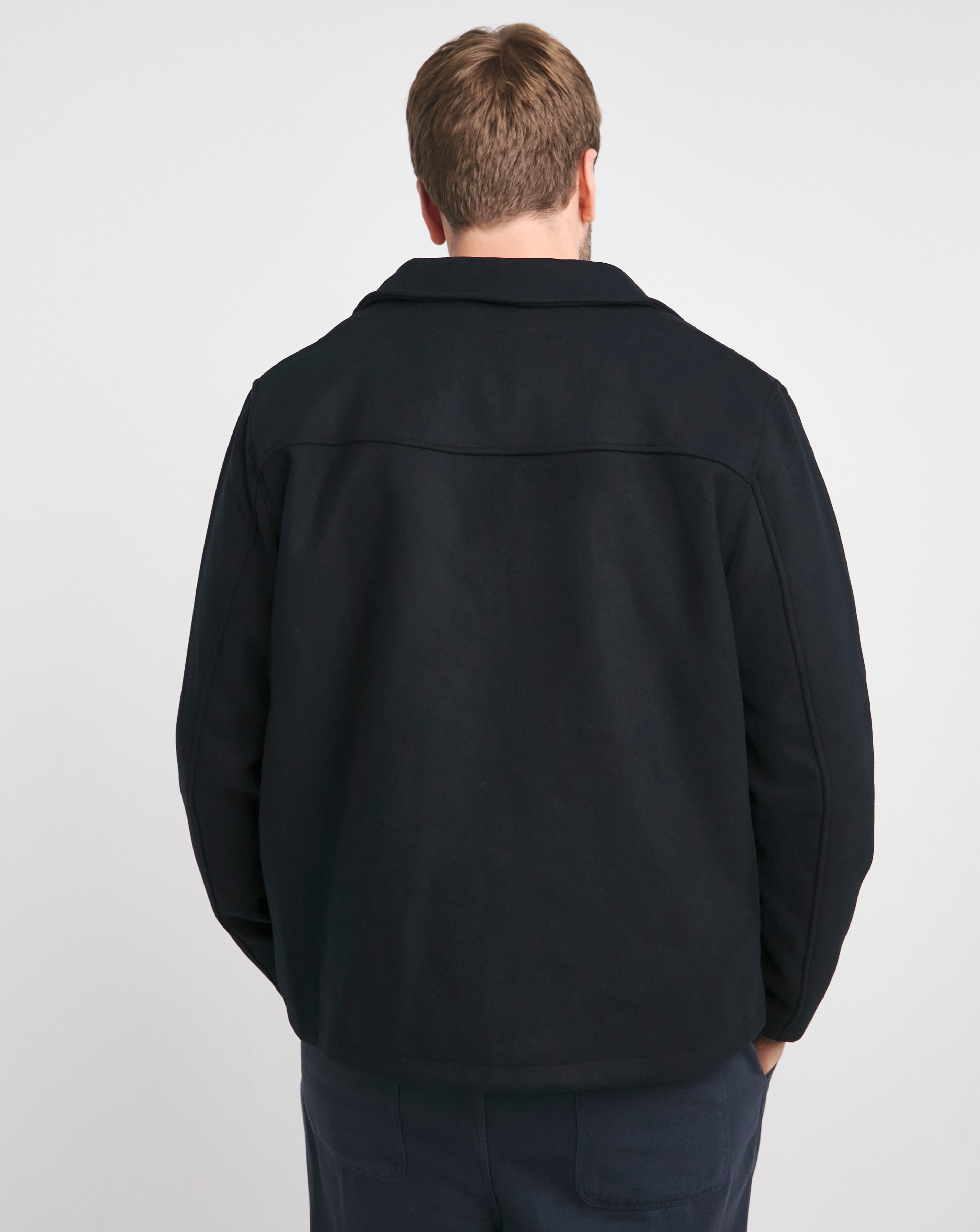 美品  Wool Collar Man Premier | Jacket Up Zip Clothing