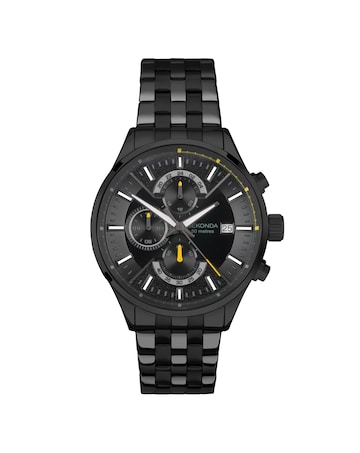 Sekonda Speed Mens Black Dual Time Watch