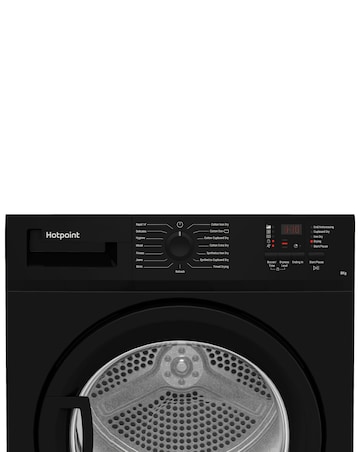 Hotpoint C HD C82 BBGD UK Condenser Tumble Dryer 8kg - Black