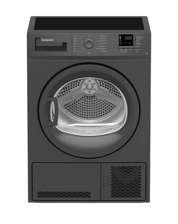 Hotpoint C HD C82 GGGD UK Condenser Tumble Dryer 8kg - Graphite