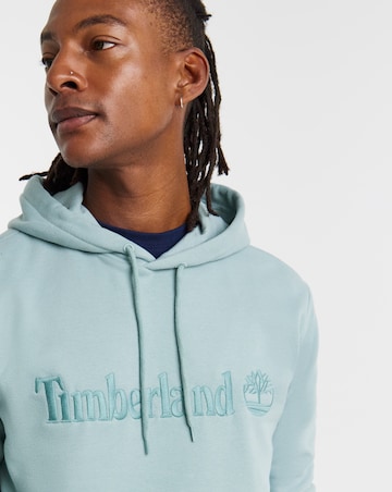 Timberland Hampthon Tonal Logo Hoodie - Blue