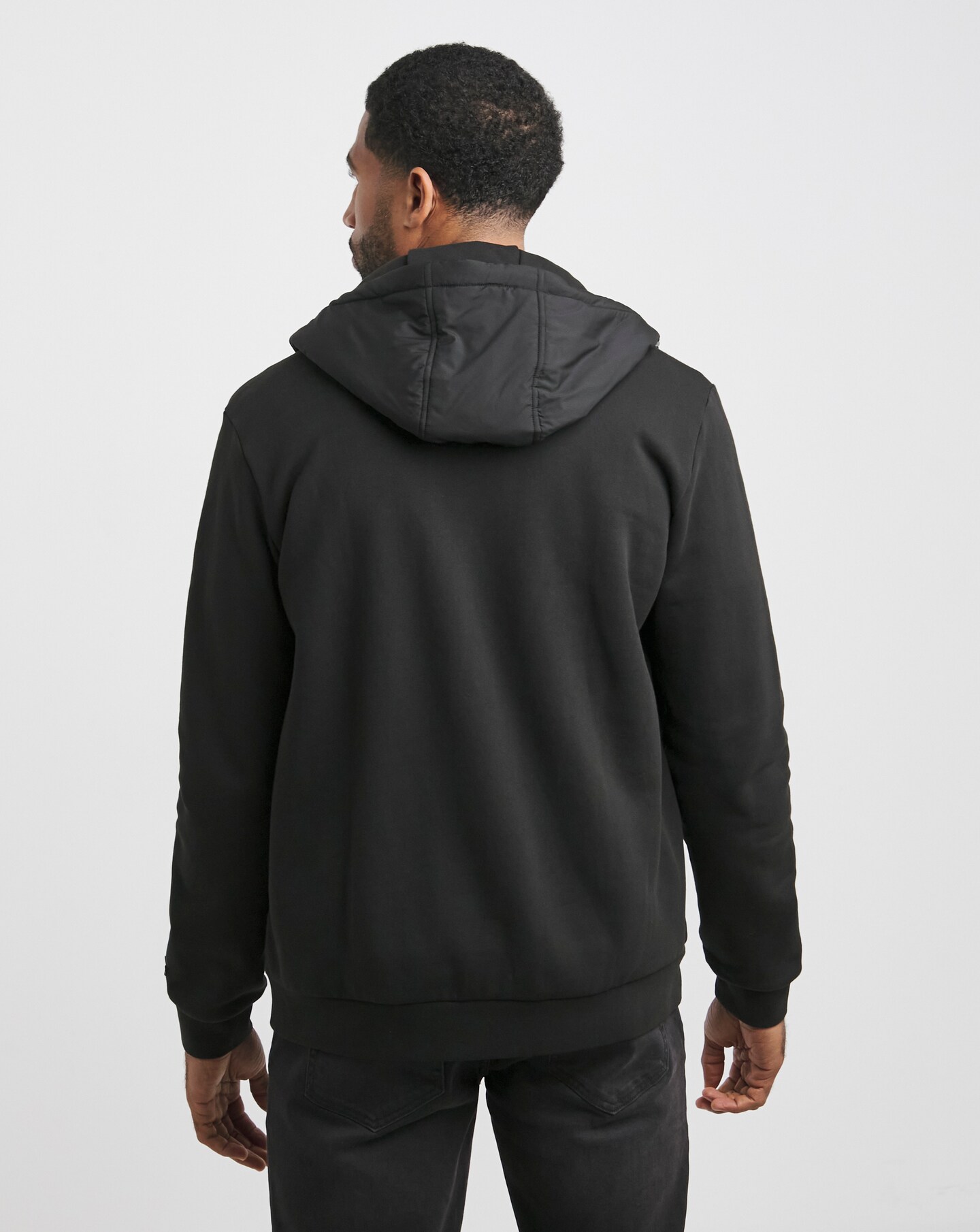 Lyle & Scott Hybrid Quilted Zip Hoodie | Premier Man