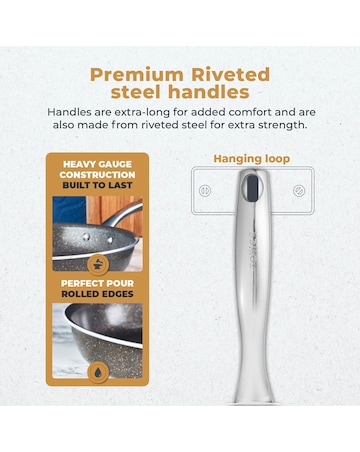 Tower 3 Piece Saucepan Set 18,20,22 CM