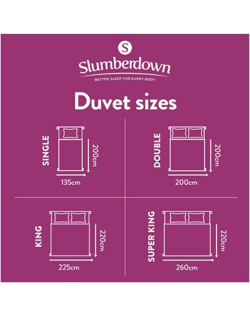 Slumberdown Feels Like Down 10.5 Tog Duvet