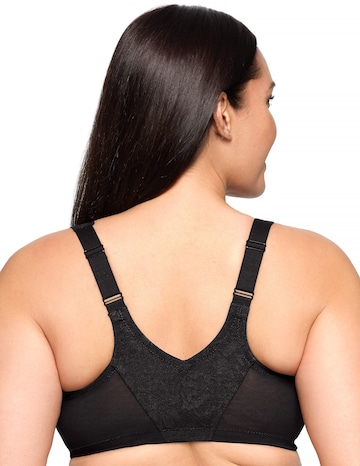 Glamorise Plus Size Lacey T-Back WonderWire Bra 9246