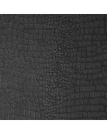 Superfresco Easy Crocodile Skin Black Wallpaper