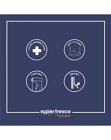 Superfresco Paintable Snow Textured White Durable Heavy Duty Wallpaper