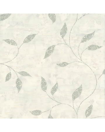 Boutique Ornamental Leaf Sage Wallpaper