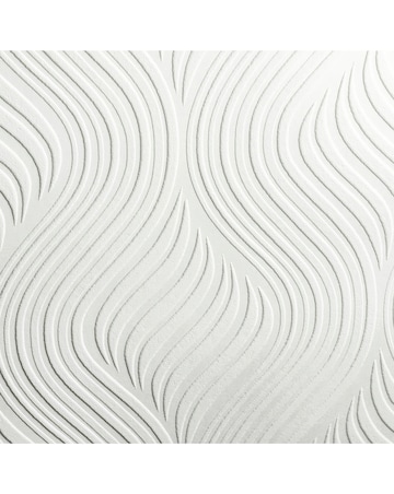 Superfresco Paintable Geometric White Durable Heavy Duty Wallpaper