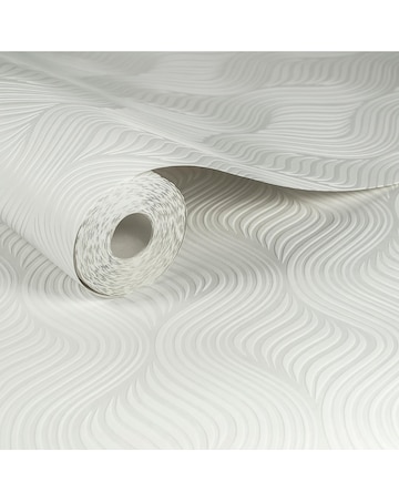 Superfresco Paintable Geometric White Durable Heavy Duty Wallpaper