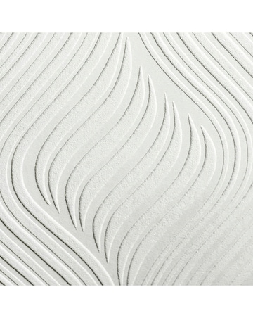 Superfresco Paintable Geometric White Durable Heavy Duty Wallpaper