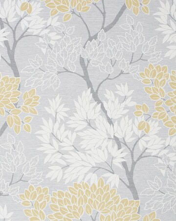 Fresco Lykke Tree Ochre Floral Wallpaper