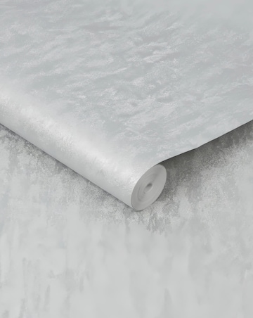Superfresco Easy Silver Molten Textured Metallic Wallpaper