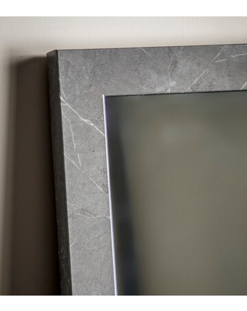 Gallery Romano Leaner Mirror Marbled Grey 570x1570mm
