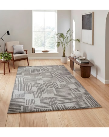 Catherine Lansfield Blocks Modern Abstract Rug