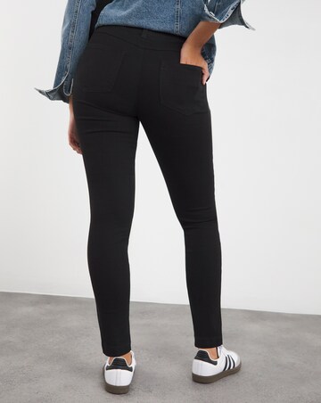 Simply Be Bella Black Pull On Slim Leg Jeggings