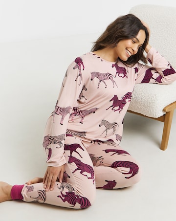 Chelsea Peers Jersey Crew Neck Pyjama Set
