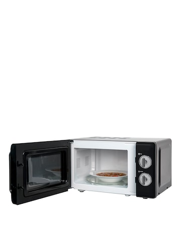 Russell Hobbs RHRETMM705B 17Litre Retro Manual Microwave - Black