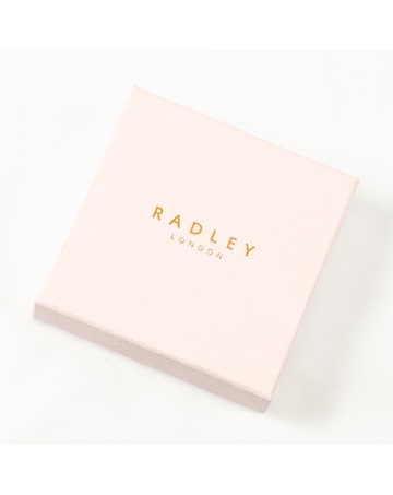 Radley Silver Plated Pink Leather Cuff Bracelet
