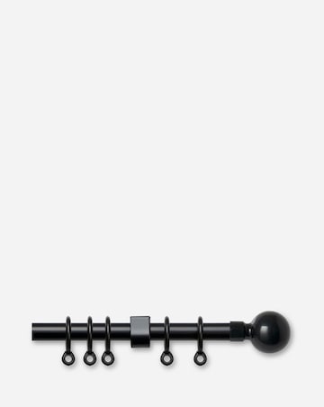 Plain 13-16mm Extendable Ball Curtain Pole