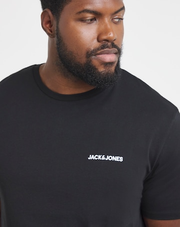 Jack & Jones Everest Logo PJ Set - Black