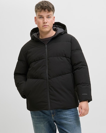Jack & Jones Global Puffer Coat - Black
