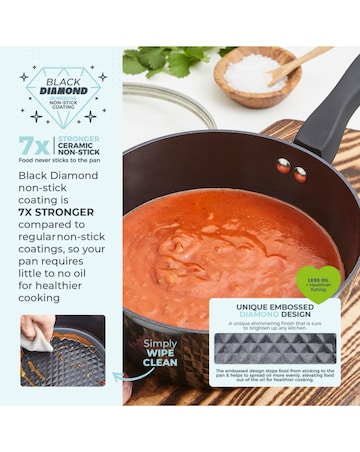 Tower Diamo 5 Piece Cookware Set
