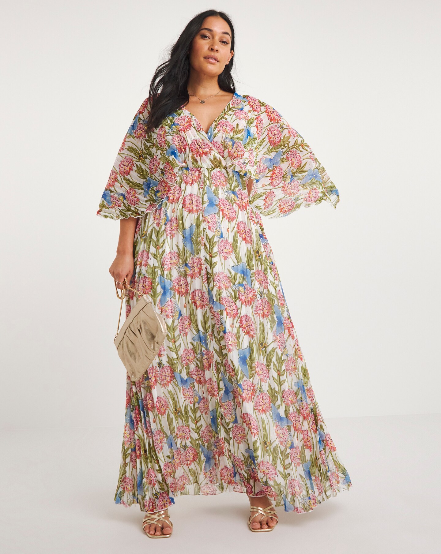 Joanna hope pleated clearance maxi skirt
