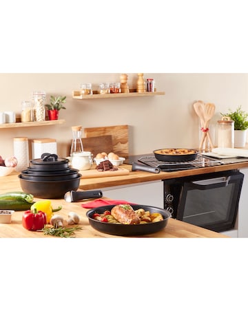 Tefal Ingenio Eco Resist 2 Piece Frying Pan Set