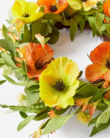 Poppies Wreath 45cm