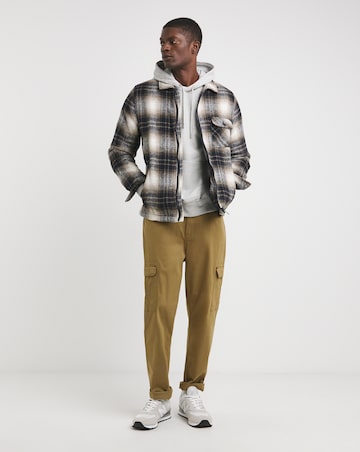 Oversized Overhead Hooded Top- Grey