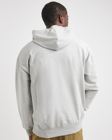 Oversized Overhead Hooded Top- Grey
