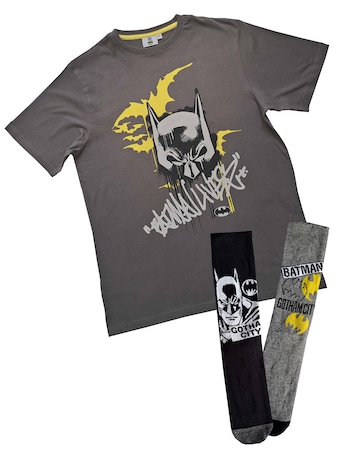 Batman T-Shirt & 2pk Socks