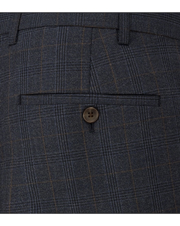 Skopes Elijah Suit Trouser Navy Check