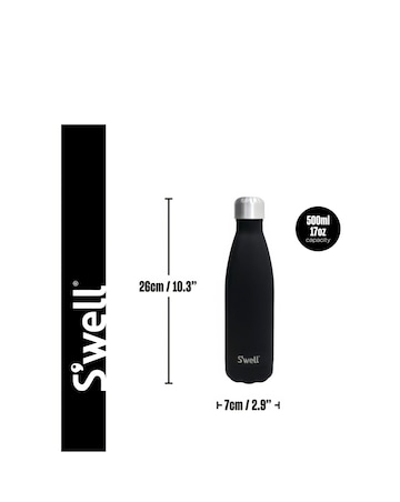 S'well 500ml Water Bottle Onyx