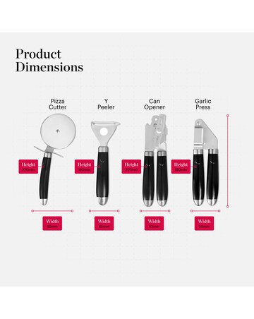 Tower Good Food 4 Piece Gadget Set