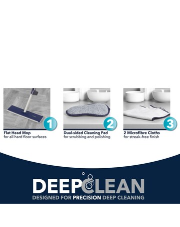 Beldray Deep Clean 4-In-1 Floor & Surface Cleaning Set