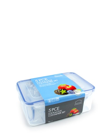 LocknLock 5 Piece Assorted Container Set