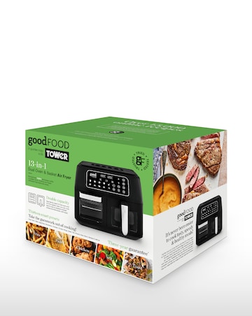 Tower GF17015 Good Food 10L Hybrid Basket and Oven Air Fryer