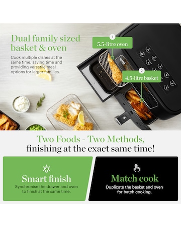 Tower GF17015 Good Food 10L Hybrid Basket and Oven Air Fryer