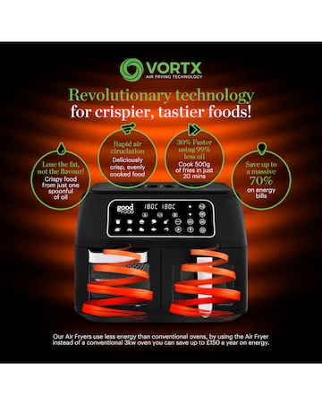 Tower GF17015 Good Food 10L Hybrid Basket and Oven Air Fryer